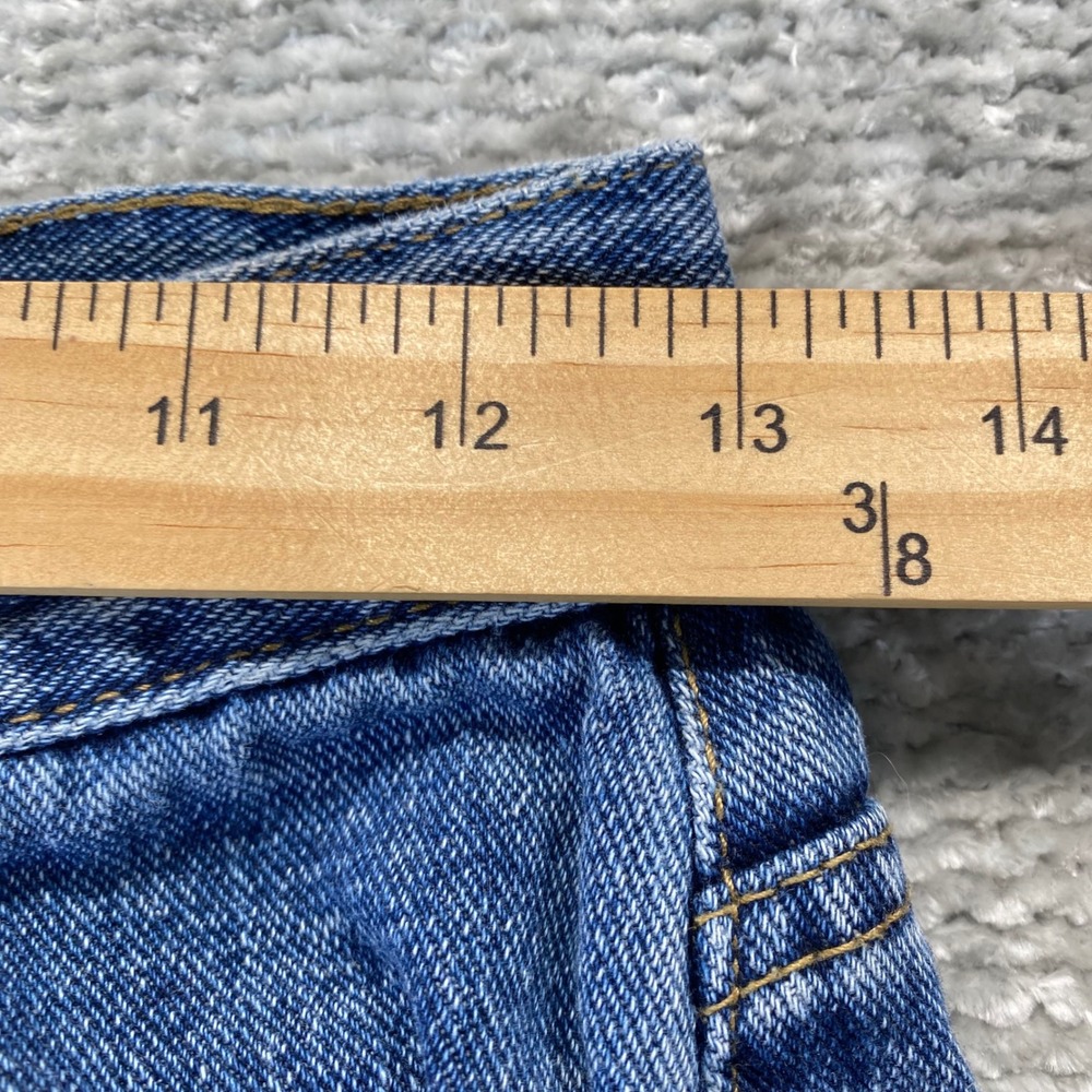 PAC SUN Ultra High Rise Mom Jeans Patchwork Denim Jeans Women‎ Size 25 Blue - Picture 8 of 11